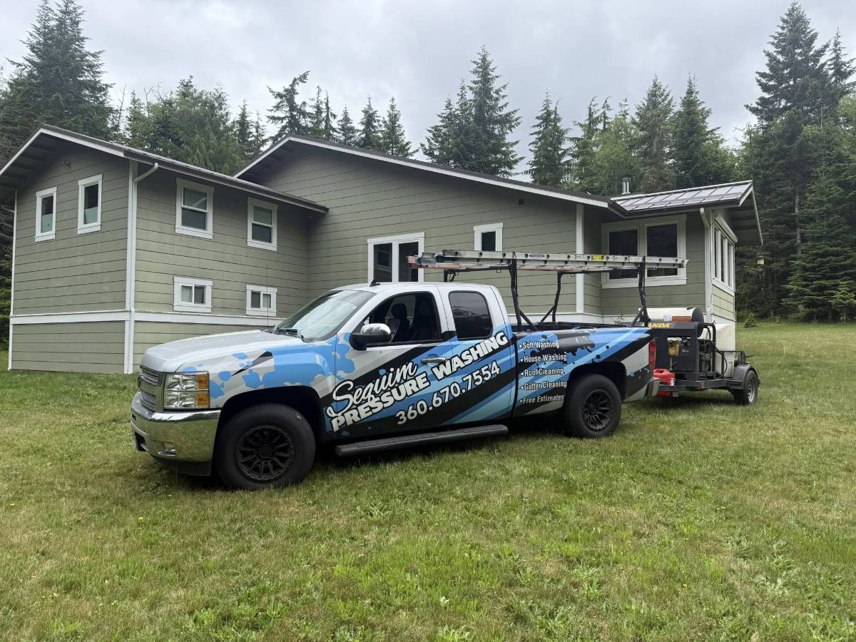 Sequim Pressure Washing Company Truck