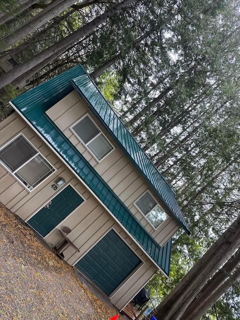 After exterior cleaning