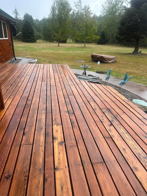 After exterior cleaning